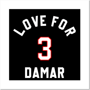 LOVE FOR 3 DAMAR Posters and Art